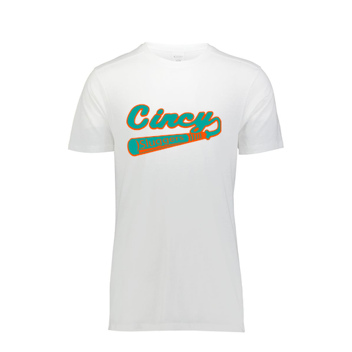 [FTSCUBWH-AS-LOGO2] Decker Men's Tri-Blend T-Shirt - Short Sleeve (Adult S, White, Logo 2)