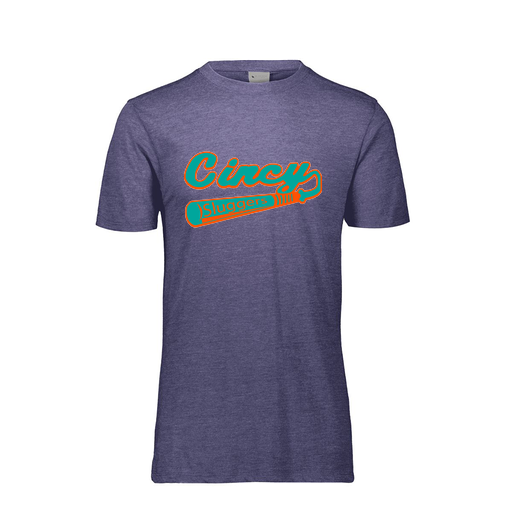 [FTSCUBRY-AS-LOGO2] Decker Men's Tri-Blend T-Shirt - Short Sleeve (Adult S, Royal, Logo 2)
