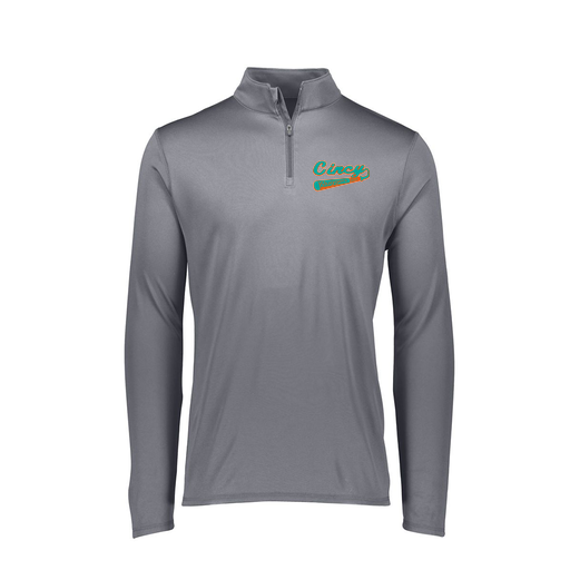 [FTLQFLGY-FAXS-LOGO2] Decker Women's Flex-Lite 1/4 Zip Shirt (Female Adult XS, Gray, Logo 2)