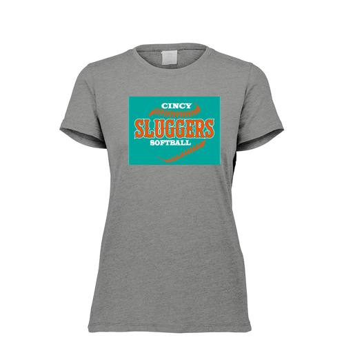[FTSCUBGY-FAXS-LOGO1] Decker Women's Tri-Blend T-Shirt - Short Sleeve (Female Adult XS, Gray, Logo 1)