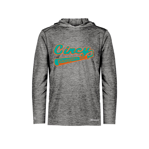 [FOLHCGBK-YS-LOGO2] Decker Youth Charge Hoodie (Youth S, Black, Logo 2)