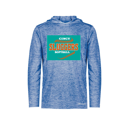 [FOLHCGRY-YS-LOGO1] Decker Youth Charge Hoodie (Youth S, Royal, Logo 1)