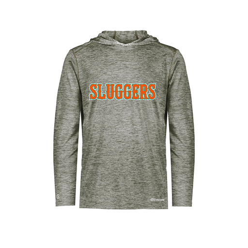 [FOLHCGGY-YS-LOGO3] Decker Youth Charge Hoodie (Youth S, Gray, Logo 3)